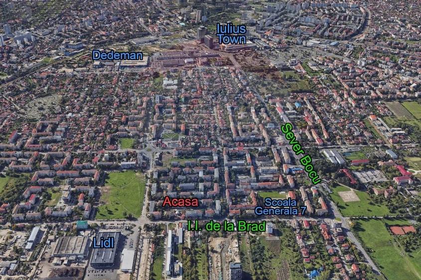 Apartament decomandat, 3 camere,  Lipovei - 10