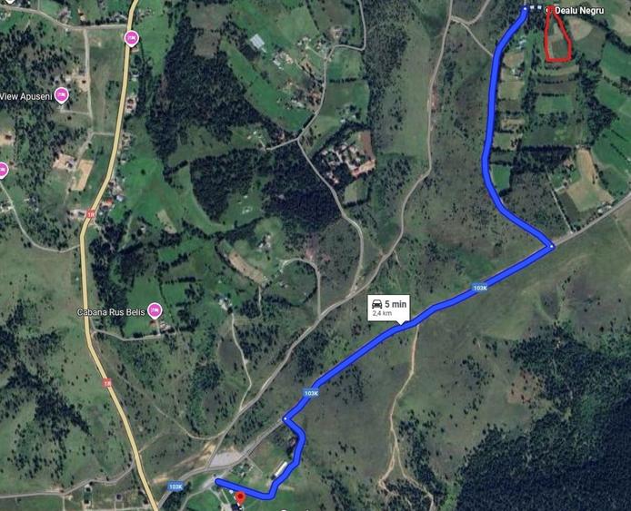 Teren Dealu Negru de vanzare, la 3 km de Belis - 4