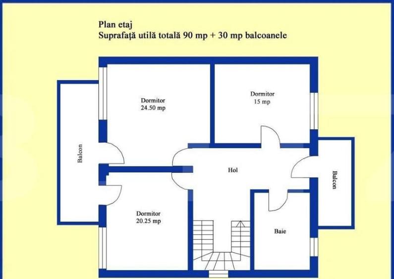 Vila cu 5 camere, 280 mp utili, teren cu 500 mp, Targsoru Ve - 11