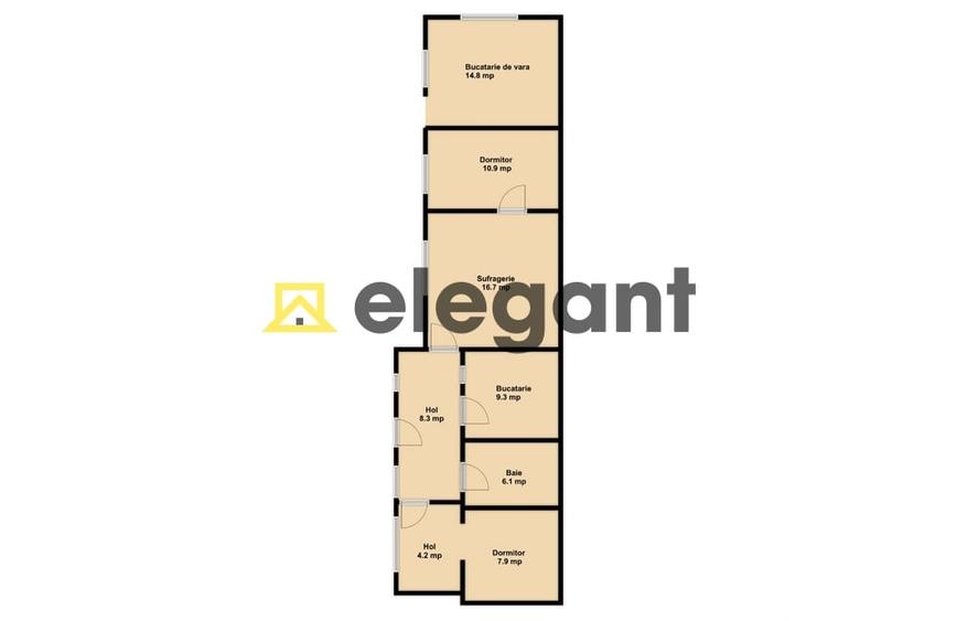 Pretabil spatiu sau locuinta | 2 case+teren 379 mp | Piata Centrala - 4