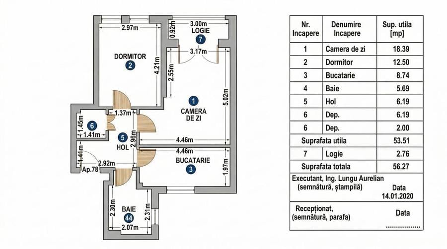 Apartament 2 camere 54 mp | 0 comision | Pipera Rond OMV | Apptown - 7
