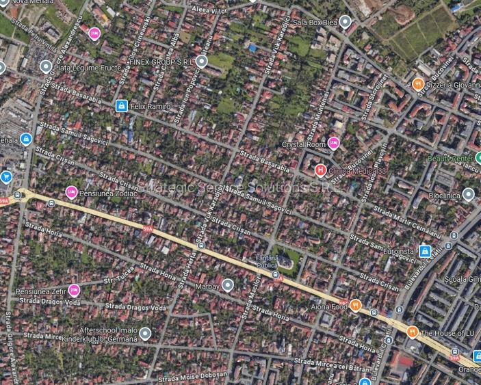 Teren, Timisoara, Mehala, 670mp, FS=25m, cu casa veche caramida, 4 cam Teren, Timisoara, Mehala, 670mp, FS=25m, cu casa veche caramida, 4 cam
