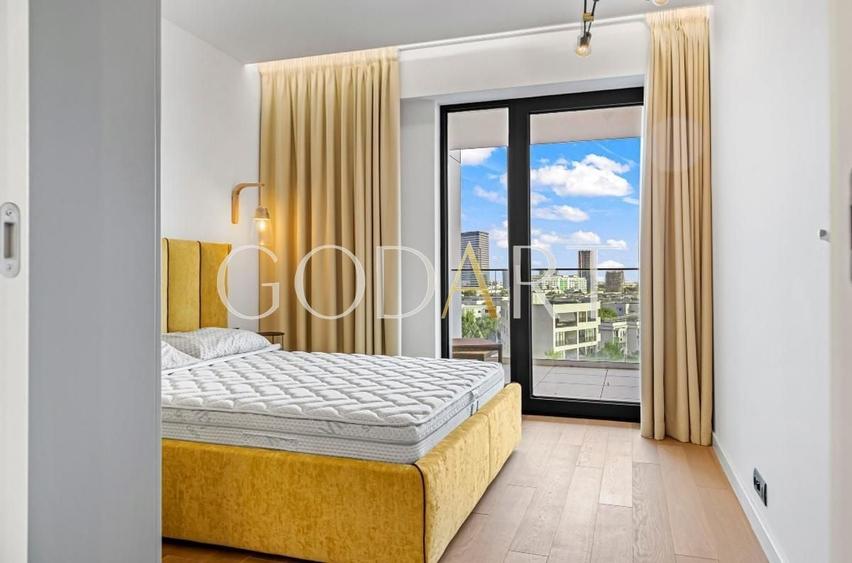 Apartament cu 2 camere semidecomandat, mobilat în Herăstrău