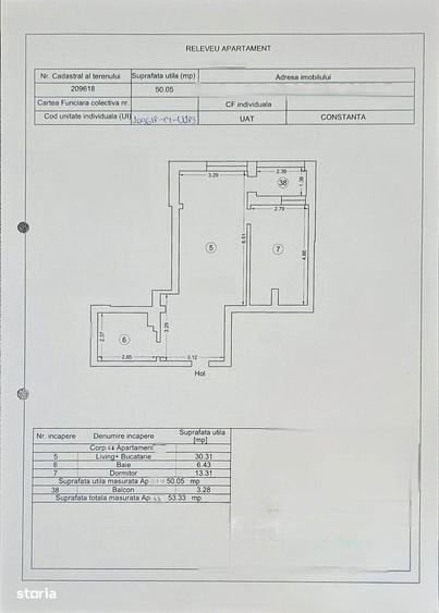 Tomis nord euromaterna-apartament 2 camere cu loc de parcare - 12