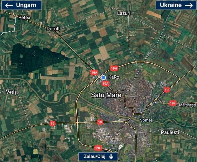 Teren Construcții intravilan de 51474 mp, în Nord-Vest