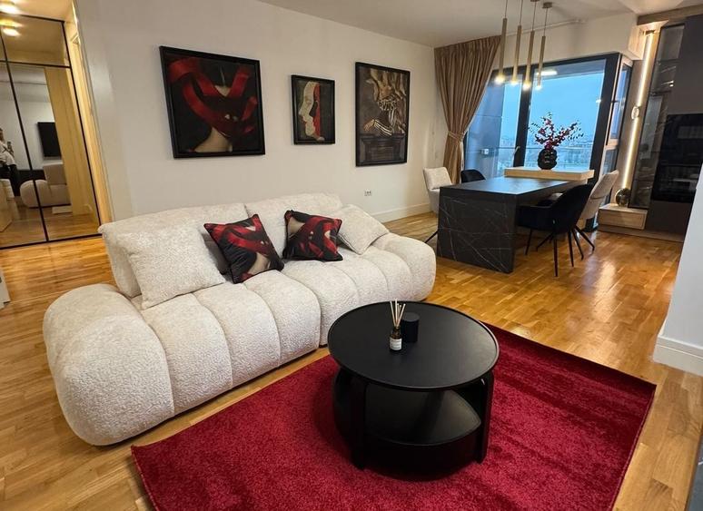 Apartament cu 2 camere semidecomandat, mobilat în Barbu Văcărescu