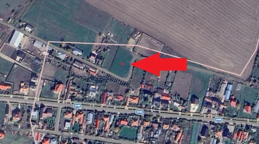 Teren de 1206 mp, în Muntenii de Sus