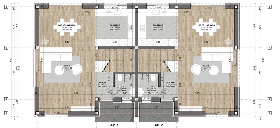 Casă cu 4 camere cu Teren 300 Mp în Central