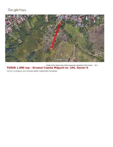 Teren Construcții intravilan de 1800 mp, în Giulești