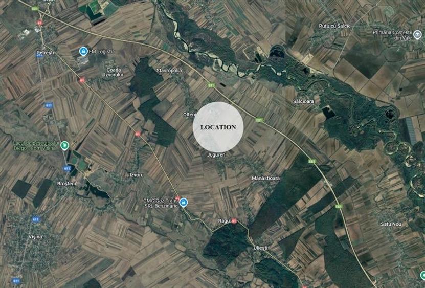 Teren Construcții intravilan de 118000 mp, în Jugureni