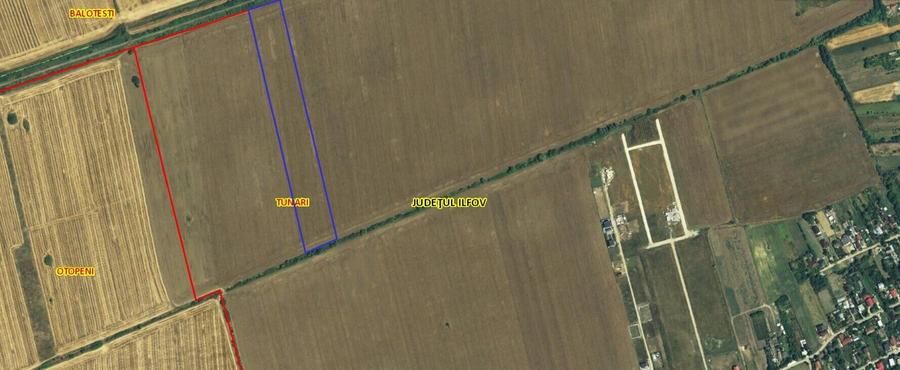 Teren agricol intravilan de 41701 mp, în Dimieni