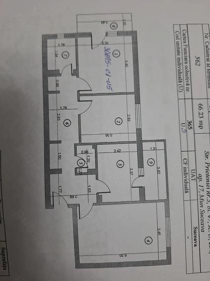Apartament cu 3 camere decomandat în Burdujeni