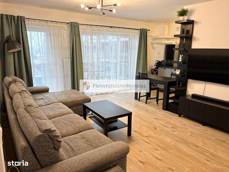 Apartament cu 2 camere semidecomandat, mobilat în Tei — fotografia 2