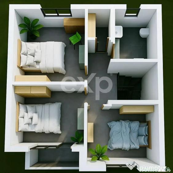 Casă cu 4 camere cu Teren 125 Mp în Dancu