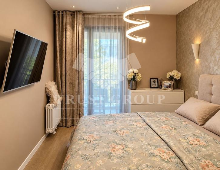 Apartament cu 2 camere semidecomandat, mobilat în Herăstrău