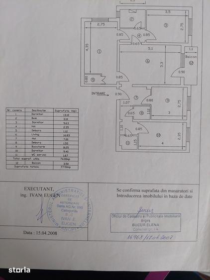 Apartament cu 4 camere în Sud