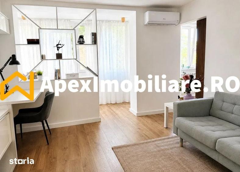 Apartament cu 2 camere semidecomandat, mobilat în Domenii