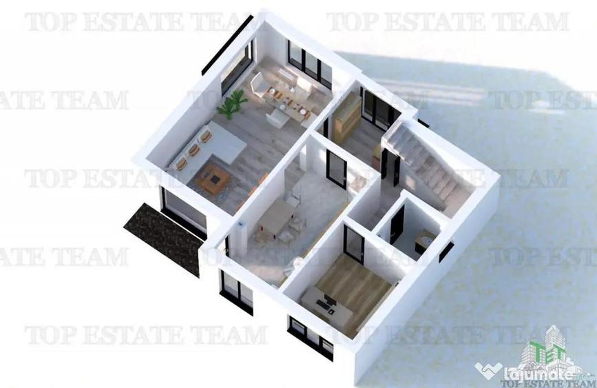 Casă cu 4 camere cu Teren 250 Mp în Chiajna