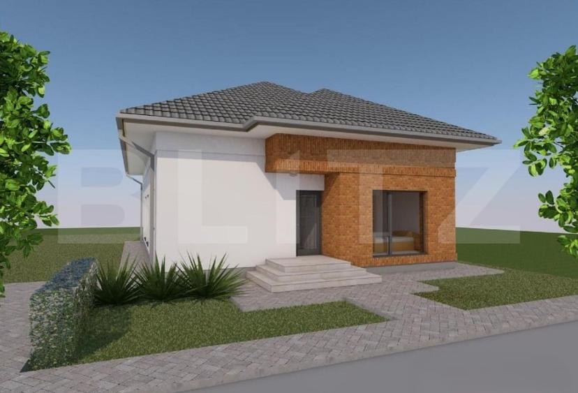 Casă individuală cu 4 camere cu Canalizare în Cetate
