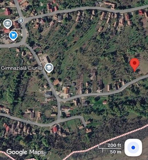 Teren Construcții intravilan de 1762 mp, în Ciurila