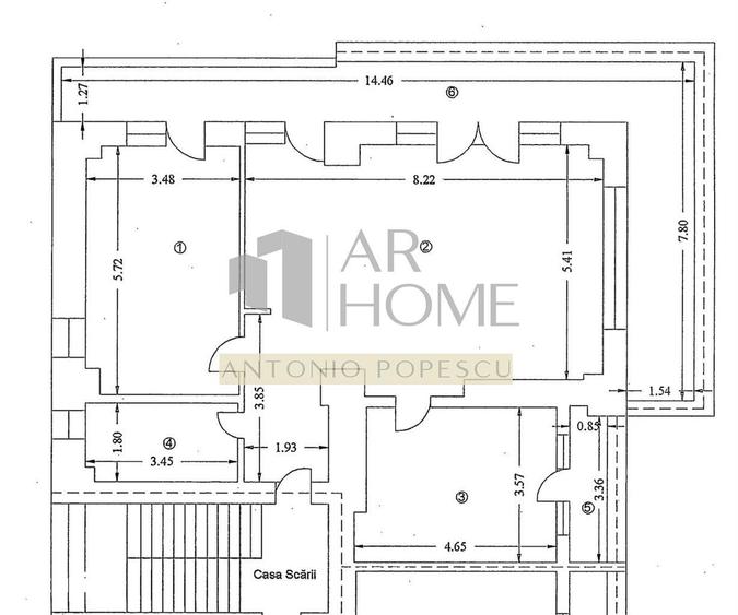 Apartament cu 3 camere în Albert