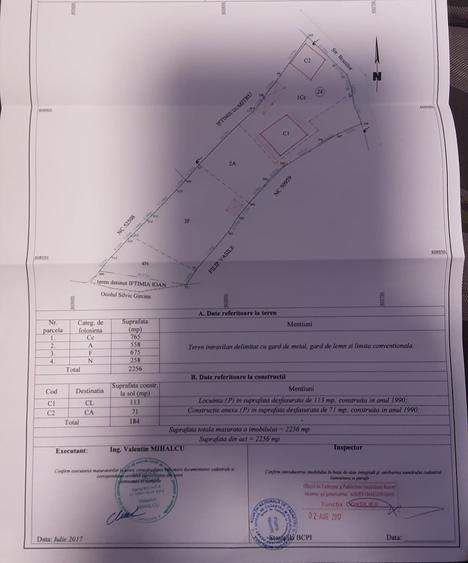 Casă individuală cu 4 camere cu Teren 2256 Mp în Gârcina