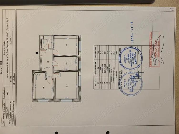 Apartament cu 3 camere în Titan