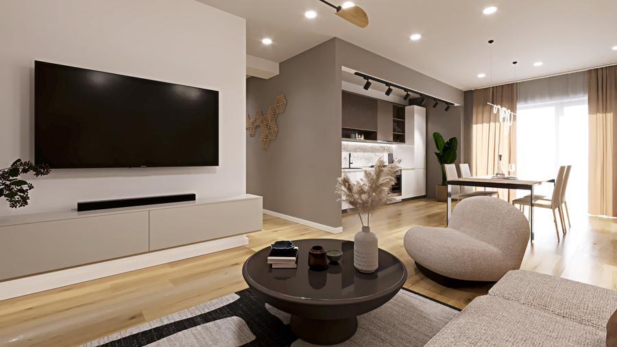 Apartament cu 3 camere în Theodor Pallady