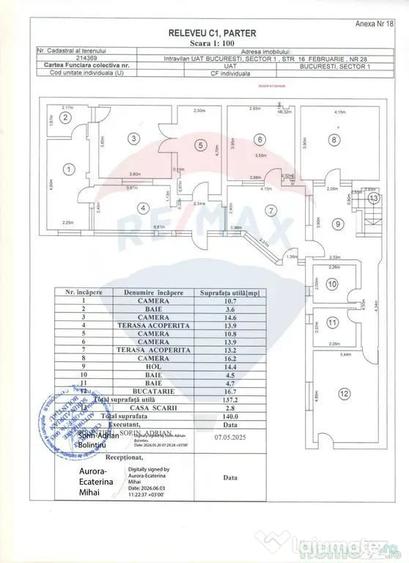 Casă cu 7 camere cu Teren 504 Mp în 16 Februarie