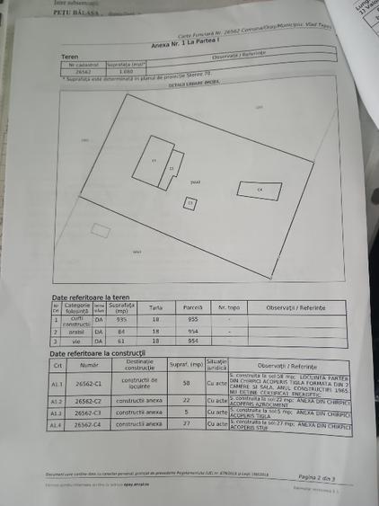 Casă individuală cu 3 camere cu Teren 1080 Mp în Vlad Țepeș