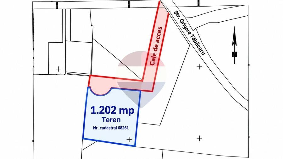 Teren de 1202 mp, în Hemeiuș