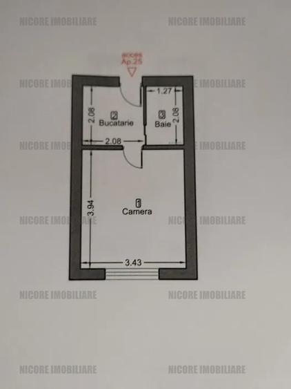 Garsonieră semidecomandată în Complex Studențesc