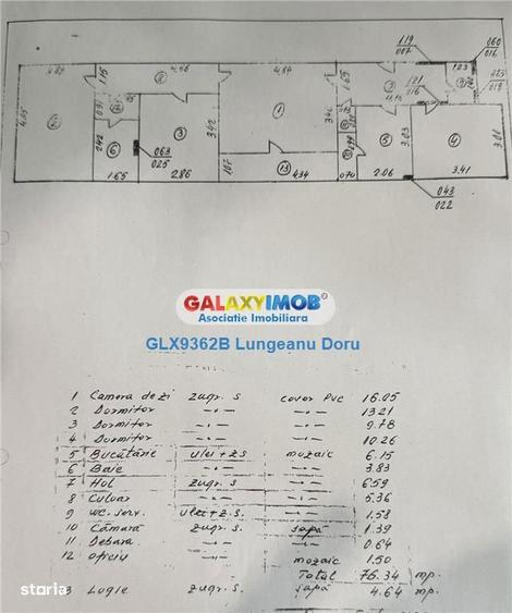 Apartament cu 4 camere semidecomandat, mobilat în Berceni
