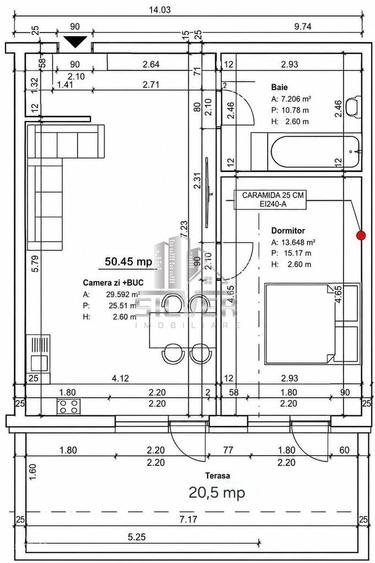 Apartamente cu 2 camere/50-55mp/TERASE 20-52mp/IMOBIL NZEB/TVA INCLUS. - 5