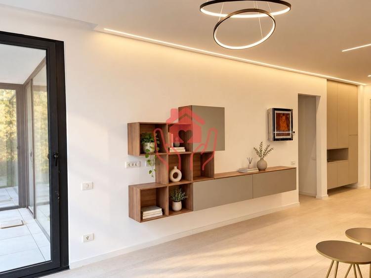 Apartament cu 3 camere semidecomandat, mobilat în Herăstrău