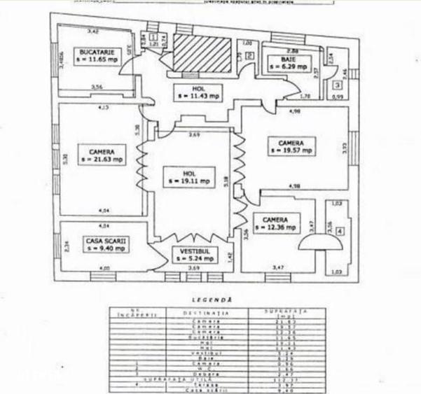 Aviatorilor, etaj 1 vila / apartament 4 camere / 120 mp - 12