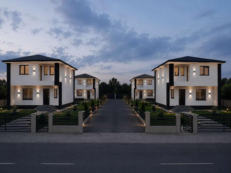 Casă individuală cu 4 camere cu Teren 400 Mp în Tomești