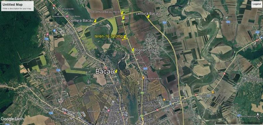 Teren Construcții intravilan de 16540 mp, în Exterior Nord