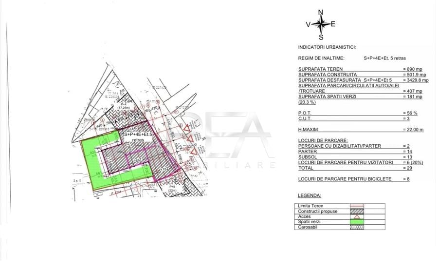 Teren Construcții intravilan de 890 mp, în Grozăvești