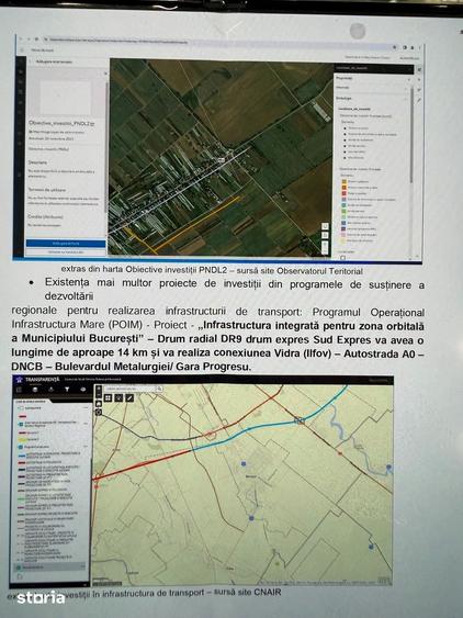 Teren de 10000 mp, în Vidra