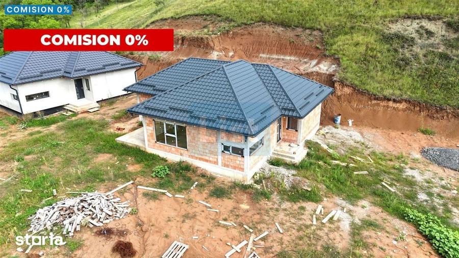 Casă cu 4 camere cu Teren 2000 Mp în Baciu