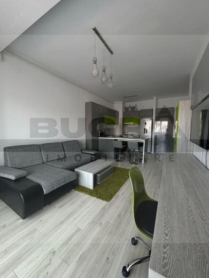Apartament cu 2 camere semidecomandat, mobilat în Bună Ziua