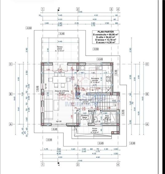 Casă cu 4 camere cu Teren 318 Mp în Bârnova