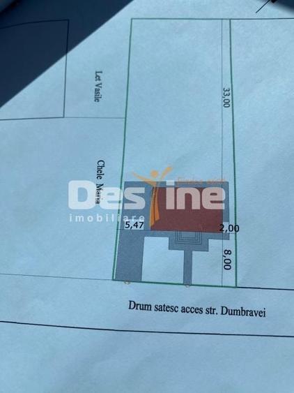 Teren Construcții intravilan de 900 mp, în Dumbrava Roșie