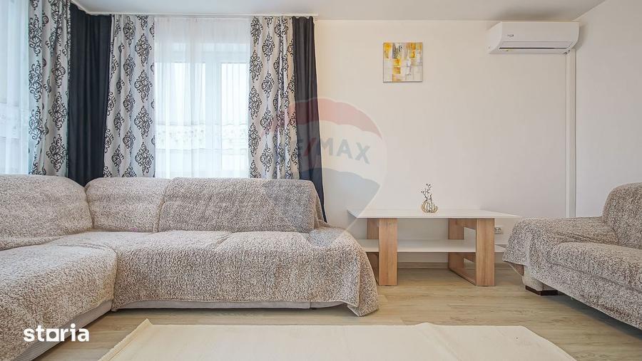 Apartament cu 2 camere decomandat, mobilat în Tractorul