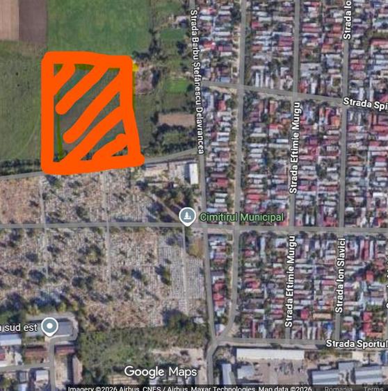 Teren intravilan de 10000 mp, în Chercea