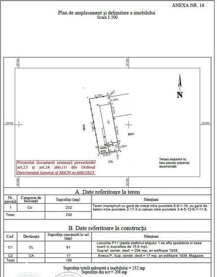 Casă cu 6 camere cu Teren 232 Mp în Floreasca