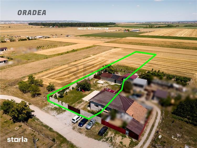 Casă cu 2 camere cu Teren 2000 Mp în Nojorid