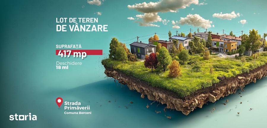 Teren de 417 mp, în Vidra