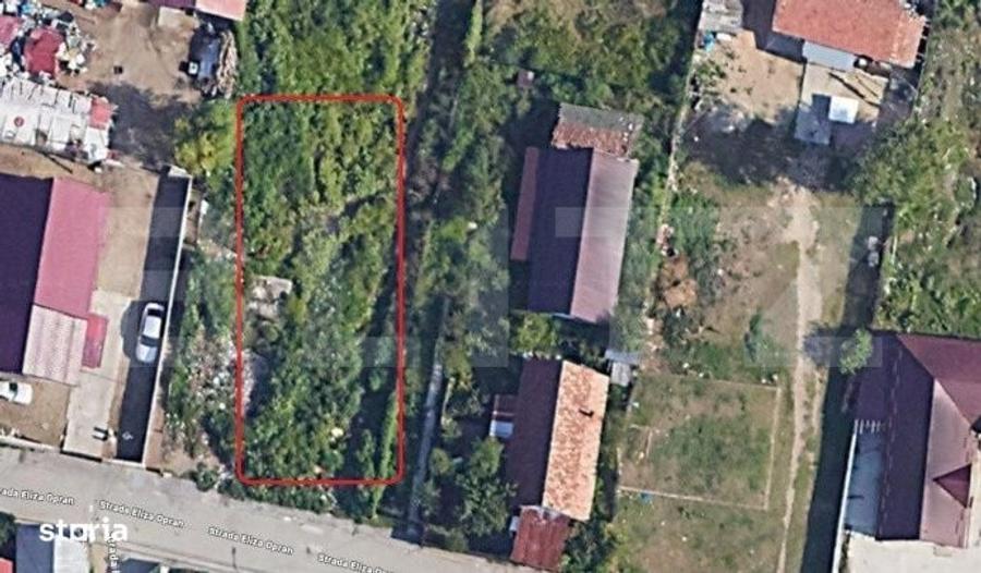 Teren intravilan, 1000 mp, deschidere 17.85 ml, zona Cernele - 1